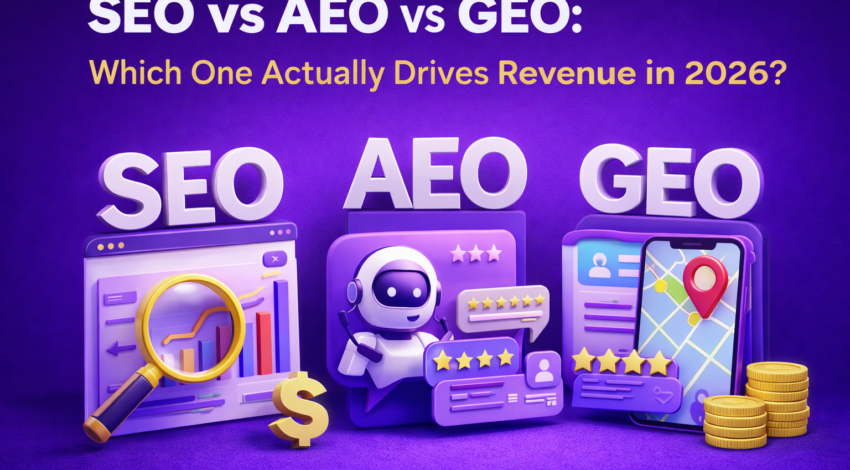 SEO vs AEO vs GEO: Which One Actually Drives Revenue in 2026?